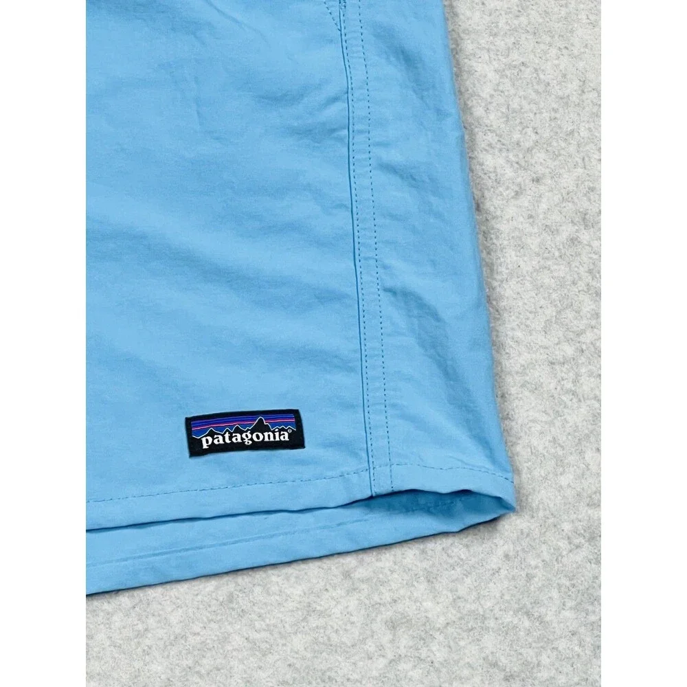 Patagonia Swim Trunks Mens XL Blue Lined Quick Dry Elastic Waist Resort